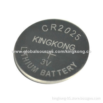 CR2025 Coin Cell Battery with 150mAh, 3V for Music Boxes